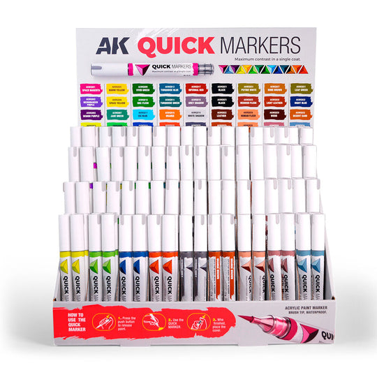 Cardboard Display Quick Markers