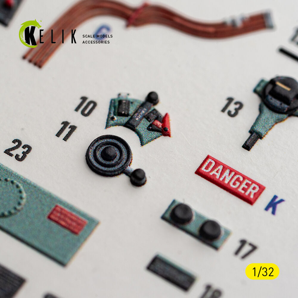 Spitfire Mk.IIa - interior 3D decals for Revell
