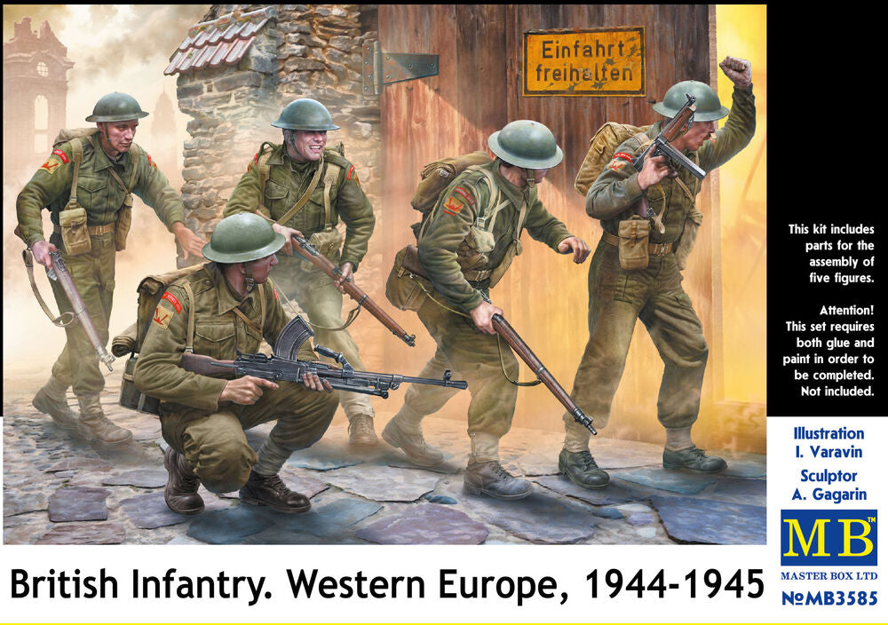 British Infantry. Western Europe. 1944-1945