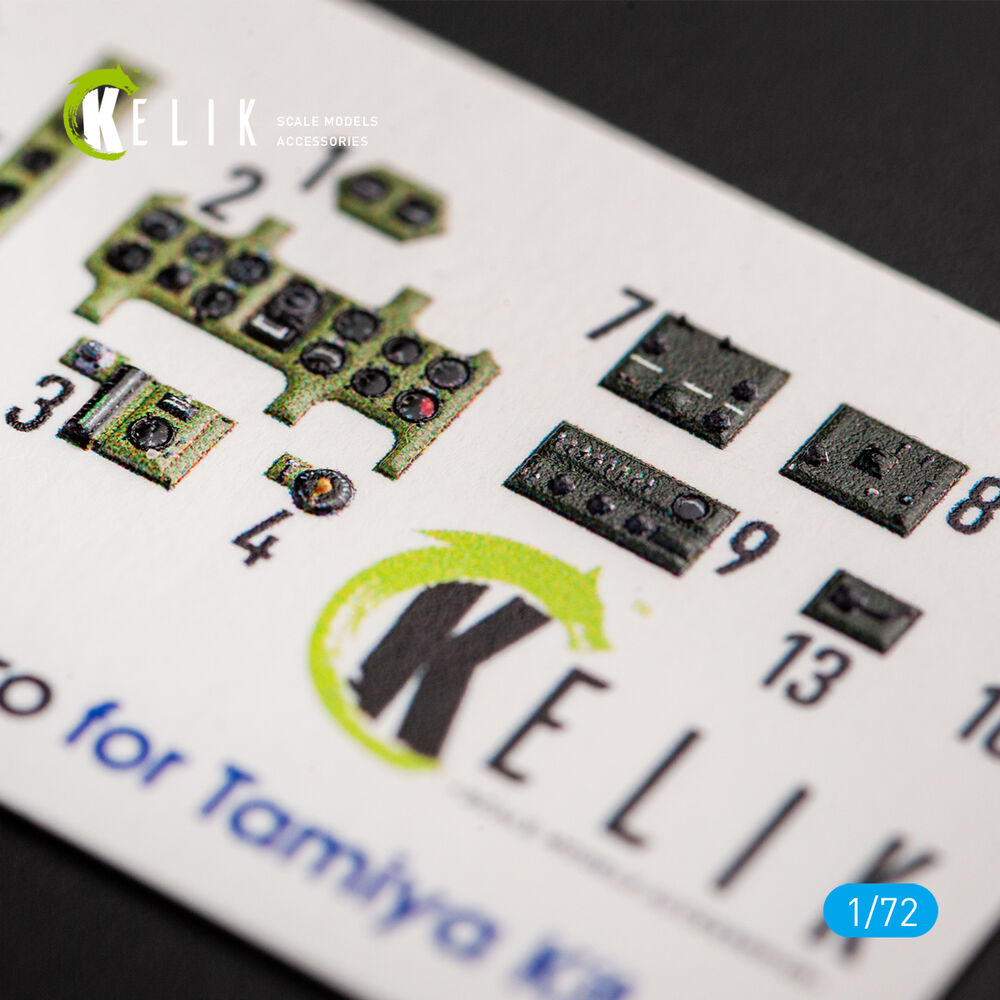 A6M3 Zero - interior 3D decals for Tamiya kit