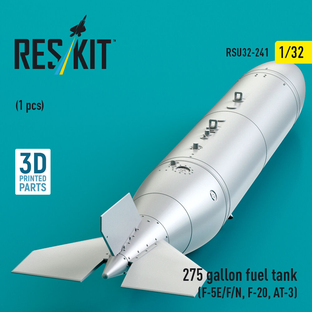 275 gallon fuel tank (F-5E/F/N, F-20, AT-3) (1 pcs) (3D Printed)