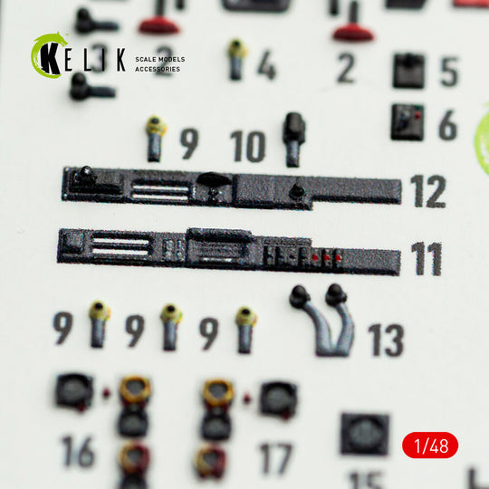 Hs-129 B - interior 3D decals for Takom kit