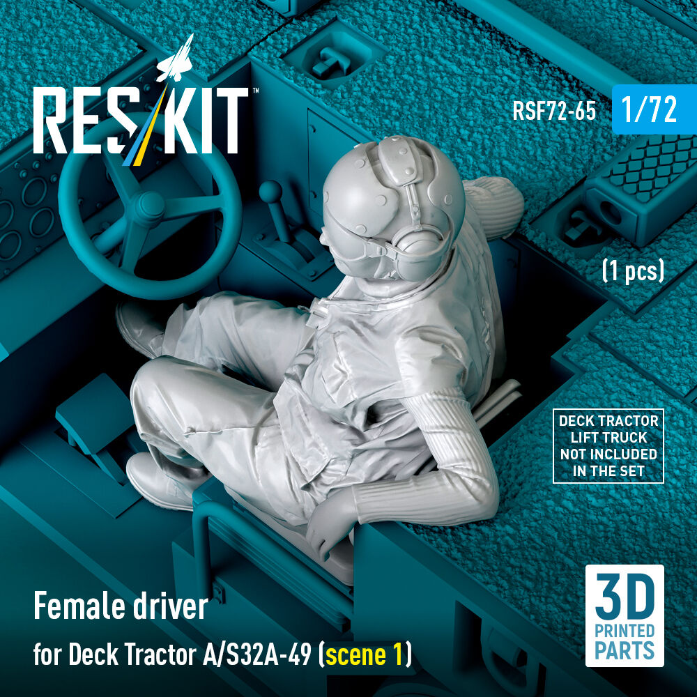 Female driver for Deck Tractor A/S32A-49 (scene 1) (1 pcs) (3D Printed)