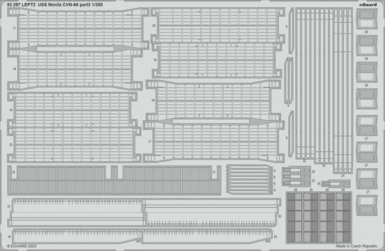USS Nimitz CVN-68 part 3 1/350 TRUMPETER