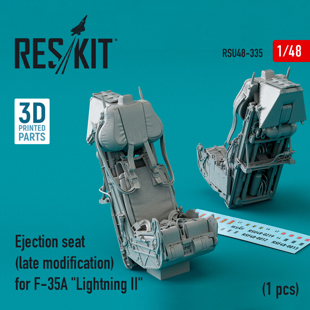 Ejection seat (late modification) for F-35A Lightning II (3D Printed)