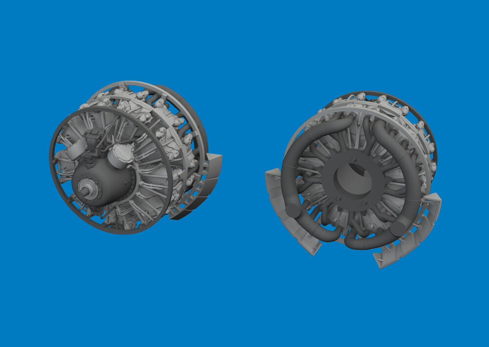 B-26B/C engines PRINT for ICM