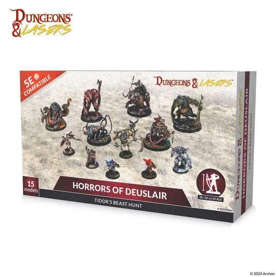 Dungeons & Lasers Miniatures: HORRORS OF DEUSLAIR