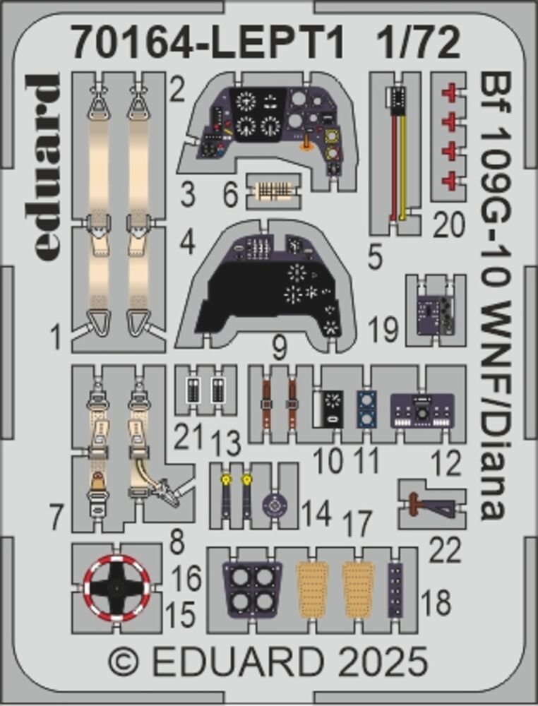 Bf 109G-10 WNF/Diana  EDUARD-PROFIPACK