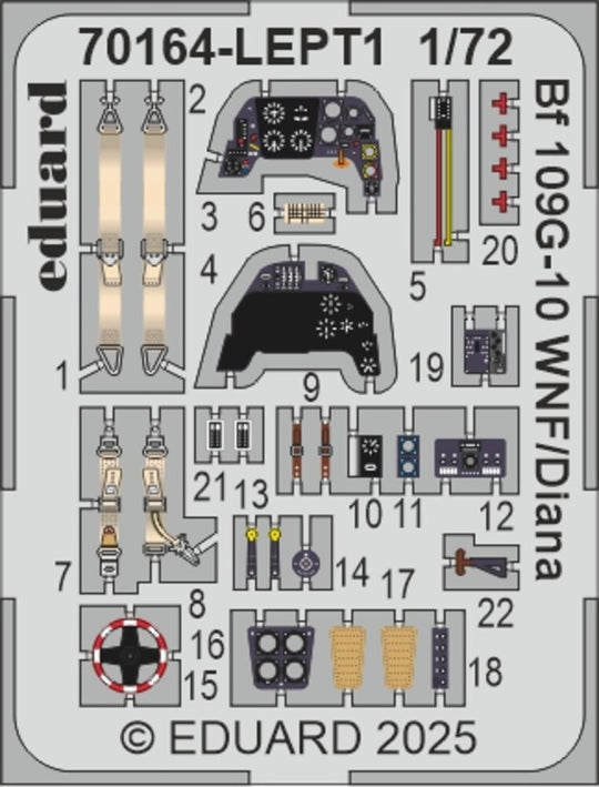 Bf 109G-10 WNF/Diana  EDUARD-PROFIPACK