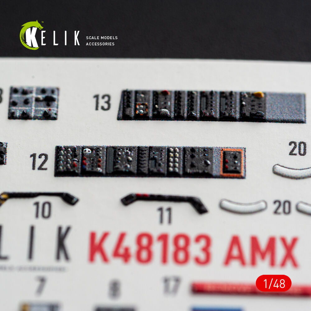 AMX - interior 3D decals for Hobby Boss