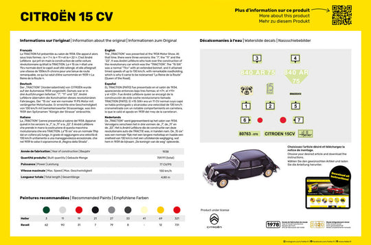 STARTER KIT Citroen 15 CV