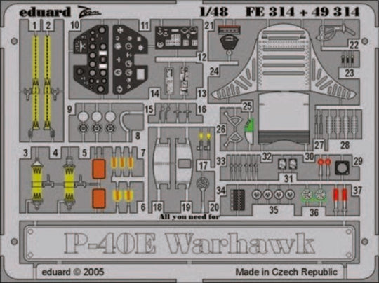 P-40E Warhawk für Hasegawa Bausatz