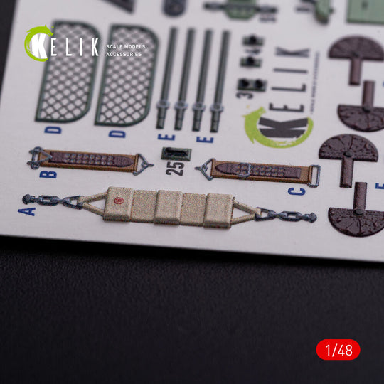 Ki-51 Sonia interior 3D decals for WingsyKits kit