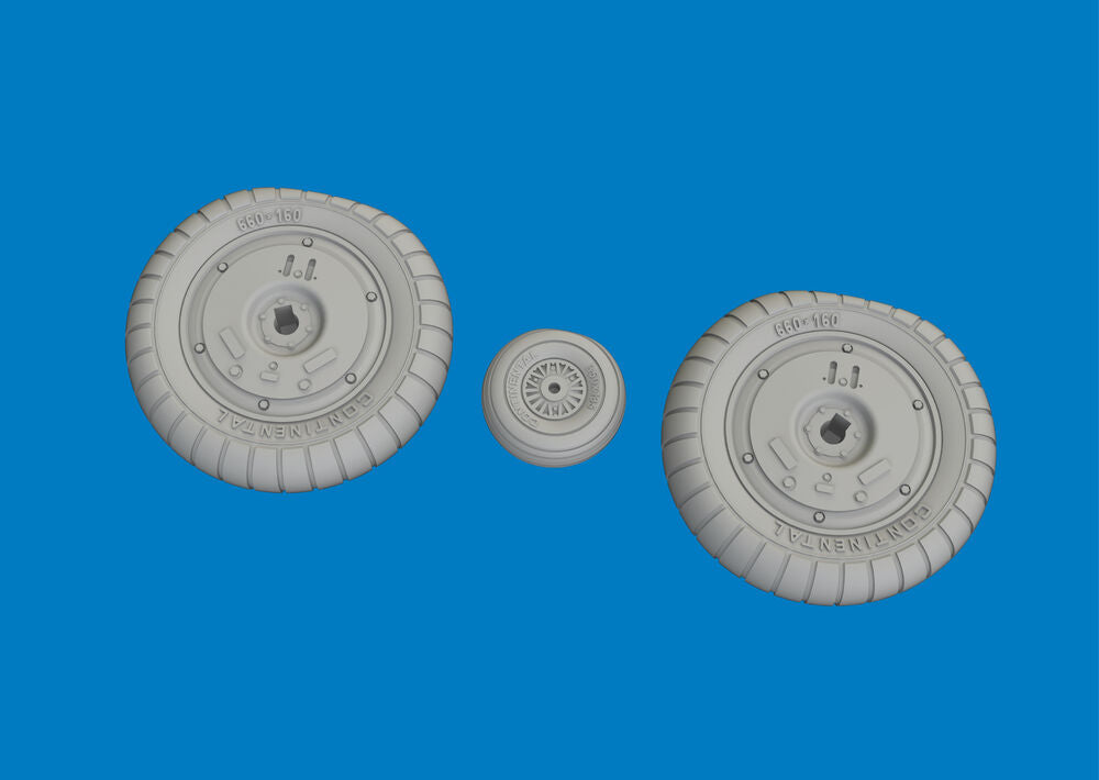 Bf 109G-5/6 wheels for Airfix