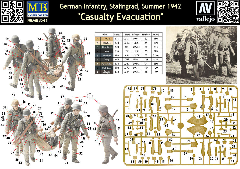 German Infantry Stalingrad Summer 1942 Casualty Evacuation