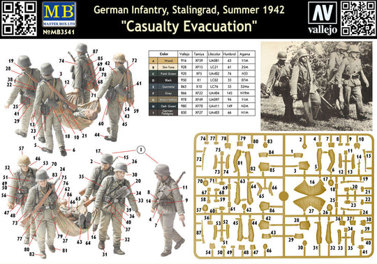German Infantry Stalingrad Summer 1942 Casualty Evacuation