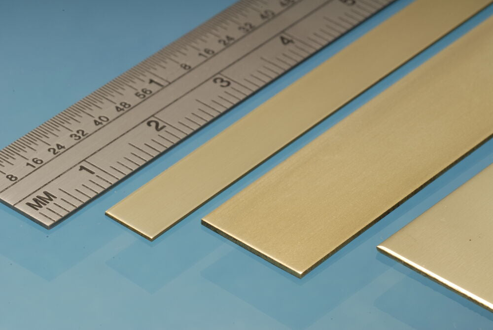 Brass Strip 25 x 0.4 mm