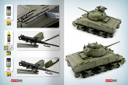 SOLUTION BOOK 22 - How to Paint WWII ETO vehicles - MULTILINGUAL BOOK