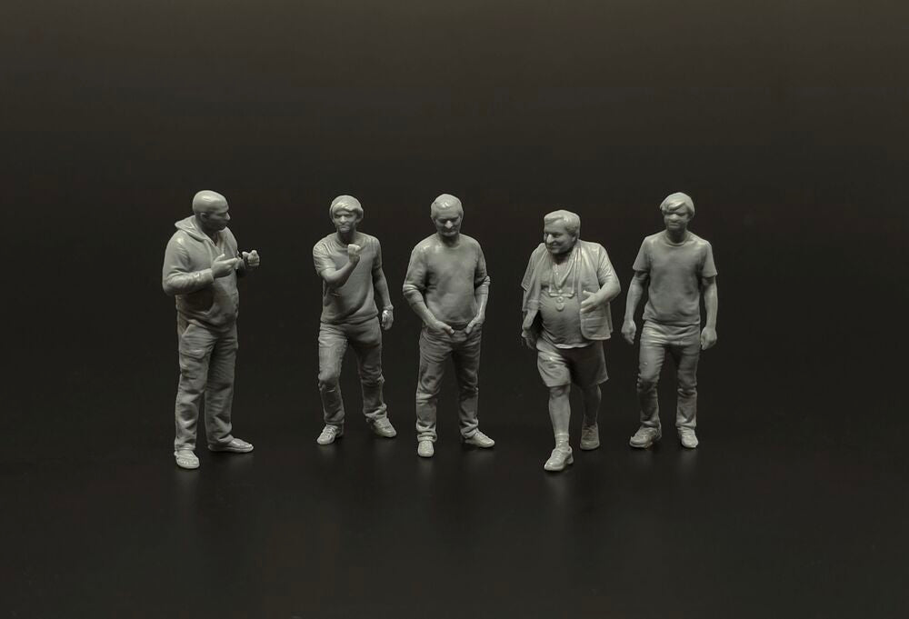 Aeroclub members-5 figures (3D print)