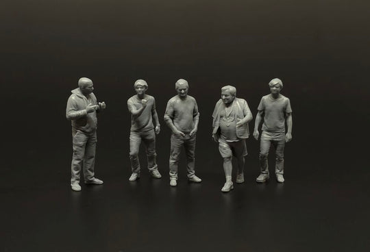 Aeroclub members-5 figures (3D print)