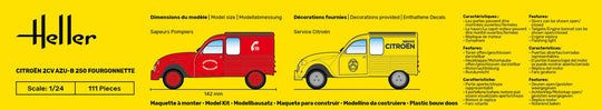 STARTER KIT Citroen 2CV AZU-B 250 Fourgonnette