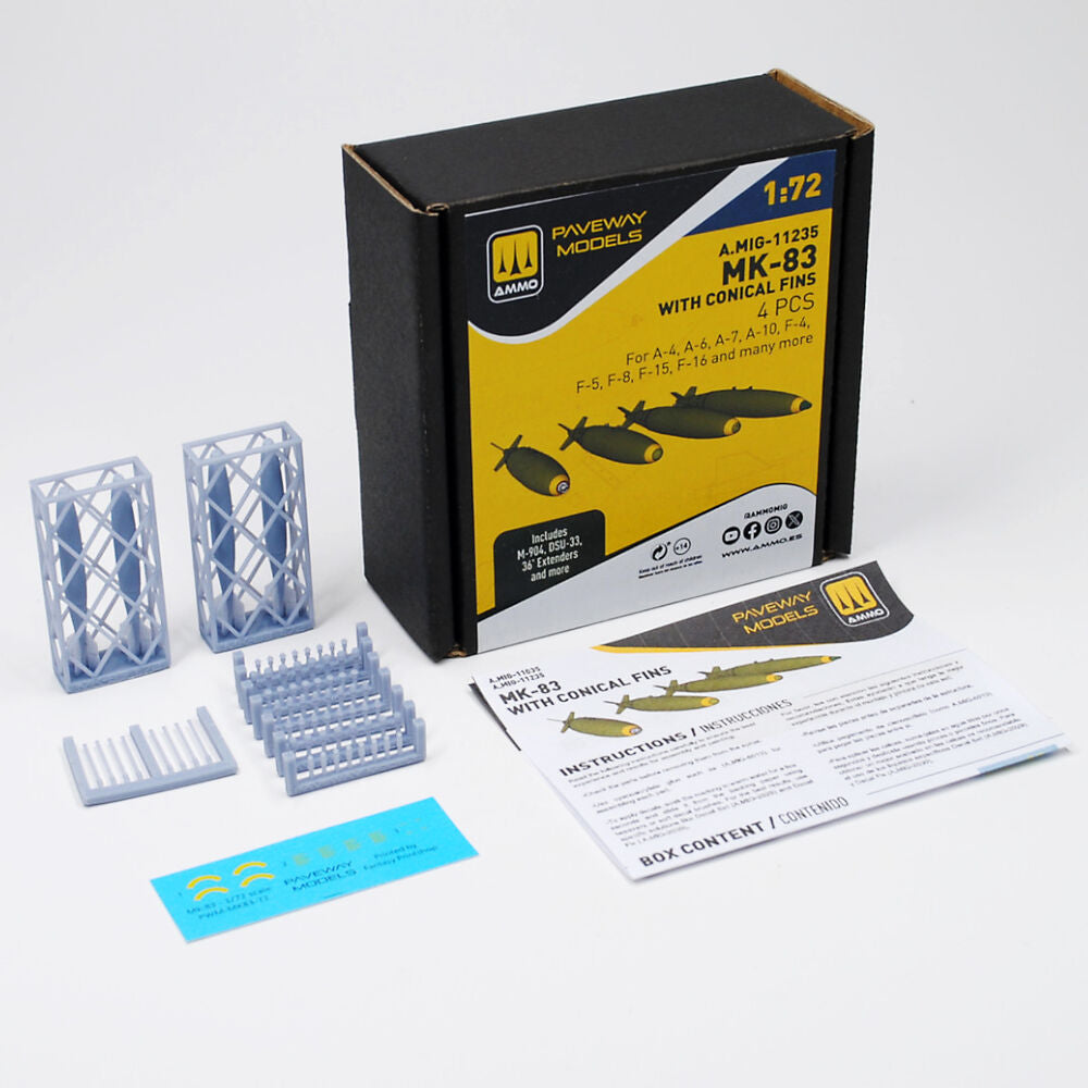 MK-83 with conical fin (4 pcs)