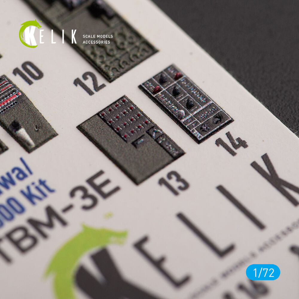 TBM-3E - interior 3D decals for Hobby 2000/Hasegawa kit