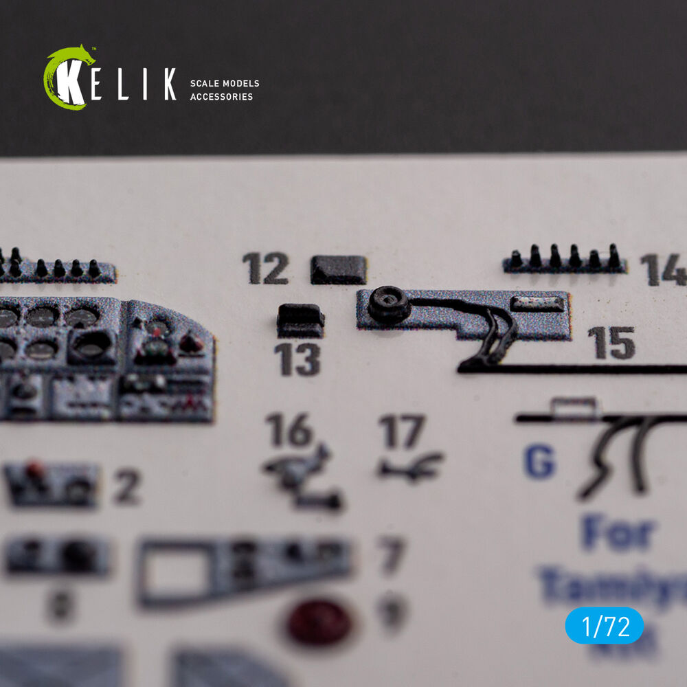 Il-2 Shturmovik - interior 3D decals for Tamiya kit