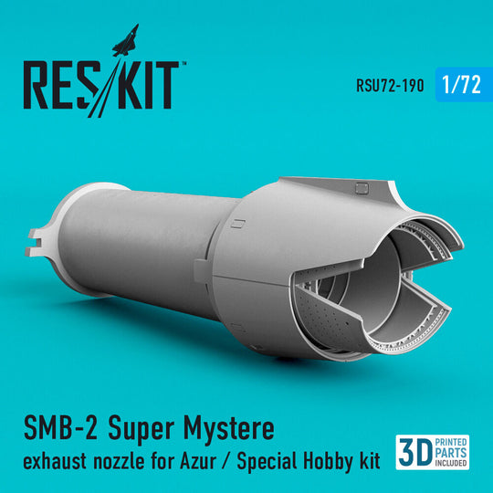 SMB-2 Super Mystère exhaust nozzle for Azur / Special Hobby kit
