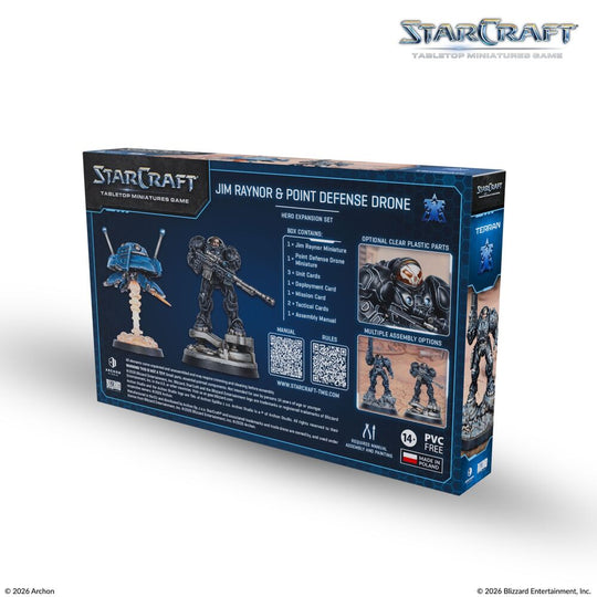 StarCraft Jim Raynor (Raynor's Raiders) - Terran - Hero Expansion Set