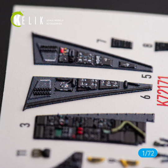 F-117A NIGHTHAWK - interior 3D decals for Academy kit