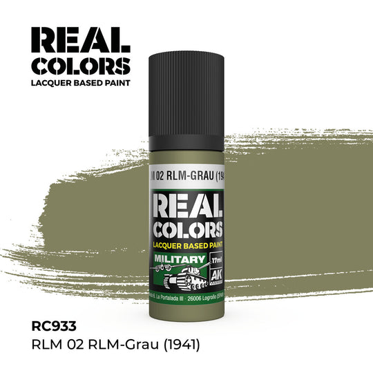 Real Colors: RLM 02 RLM-GRAU (1941) 17 ml.