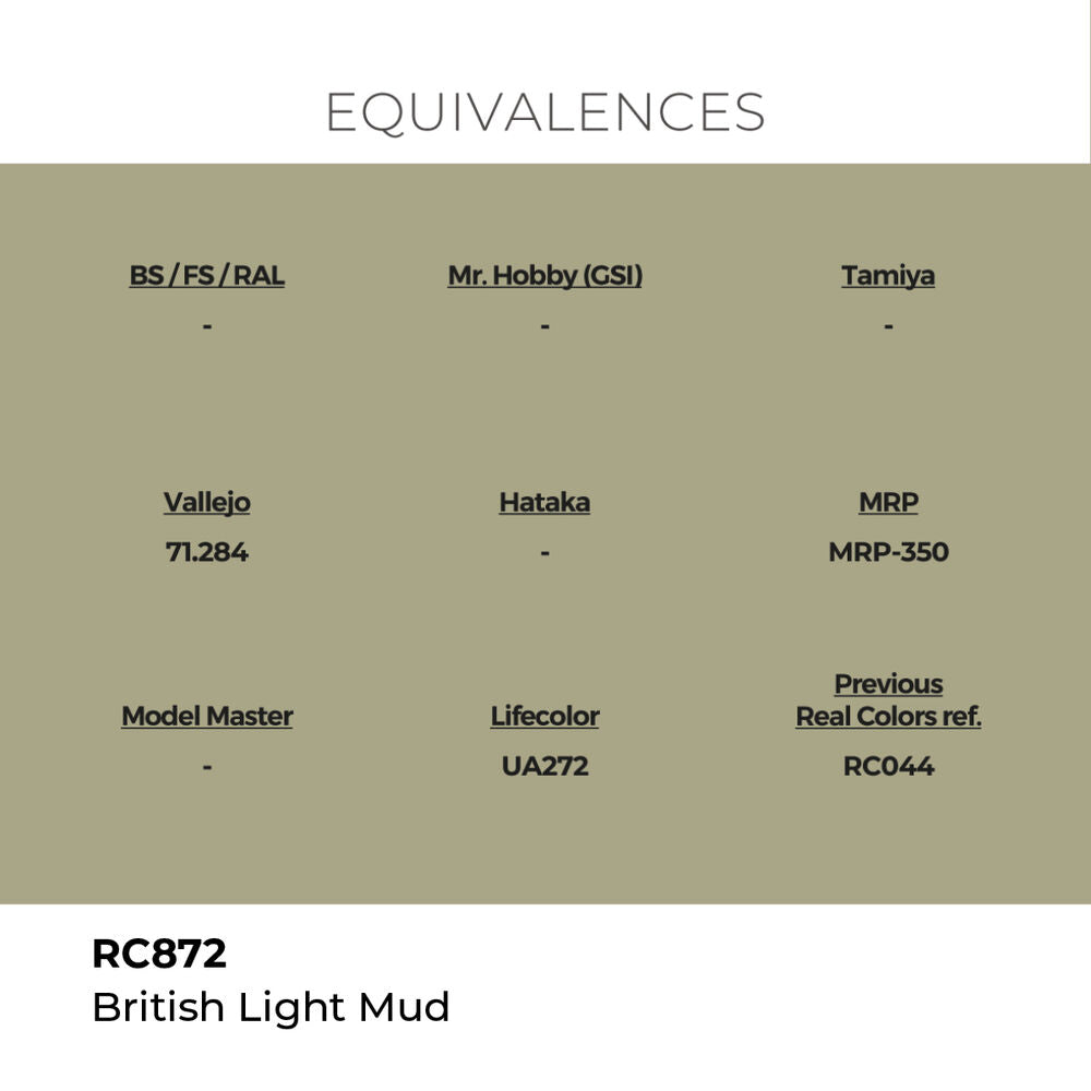 Real Colors: British Light Mud 17 ml.