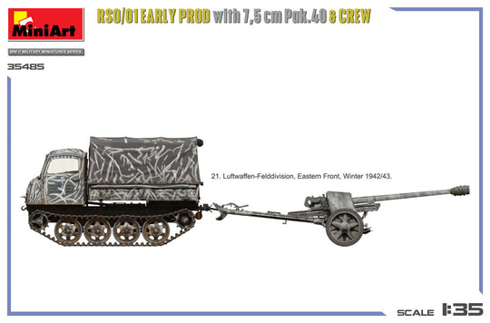 RSO/01 Early Prod. with 7,5 cm Pak.40 & Crew