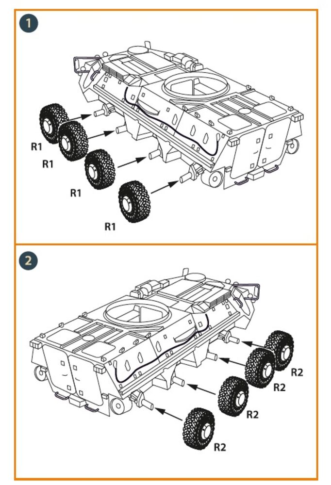 BTR-4 Wheel set for IBG kits