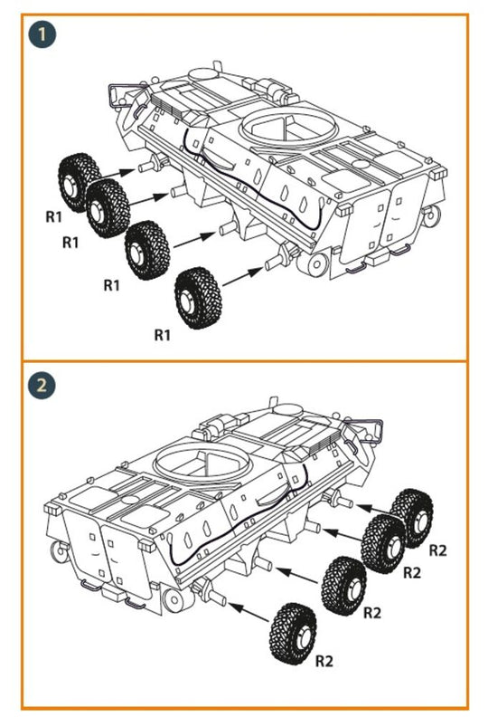 BTR-4 Wheel set for IBG kits