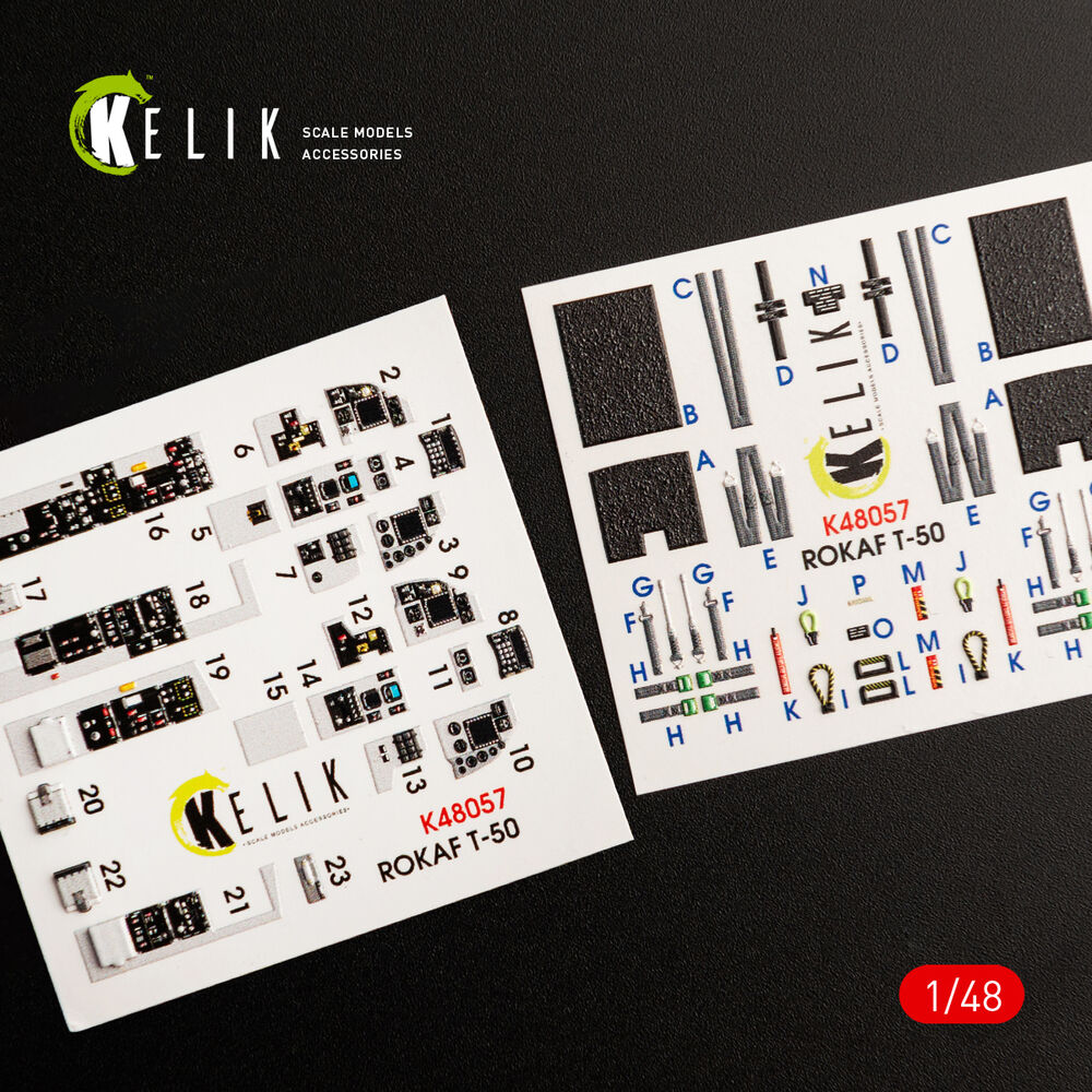 T-50 ROKAF interior 3D decals for Academy kit