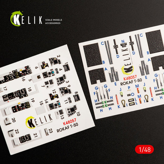 T-50 ROKAF interior 3D decals for Academy kit