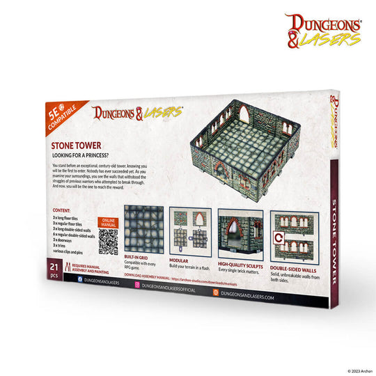 Dungeons & Lasers Expansion Set: STONE TOWER