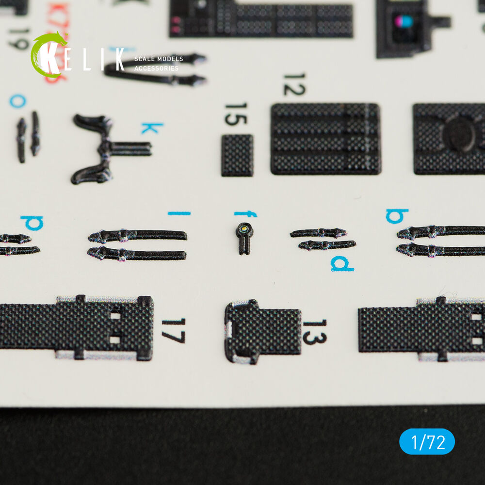 UH-1Y Venom interior 3D decals for Dream Model kit