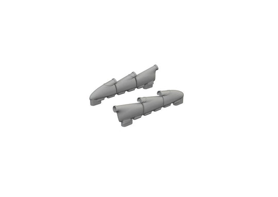 Hurricane Mk.IIc w/ rounded exhausts for Arma Hobby