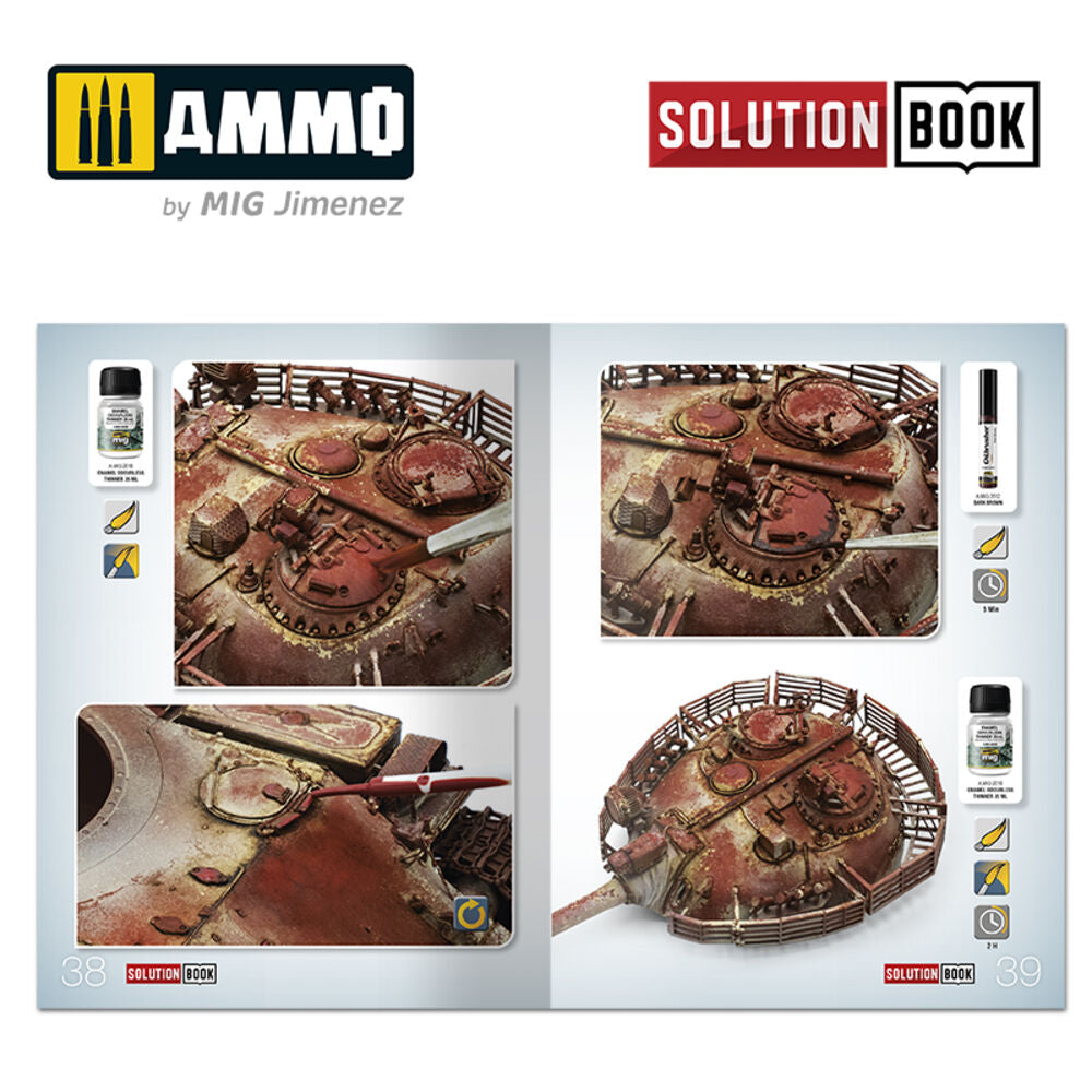 SOLUTION BOOK 12 - How to Paint Realistic Rust (English, Castellano, Français, Deutsch)