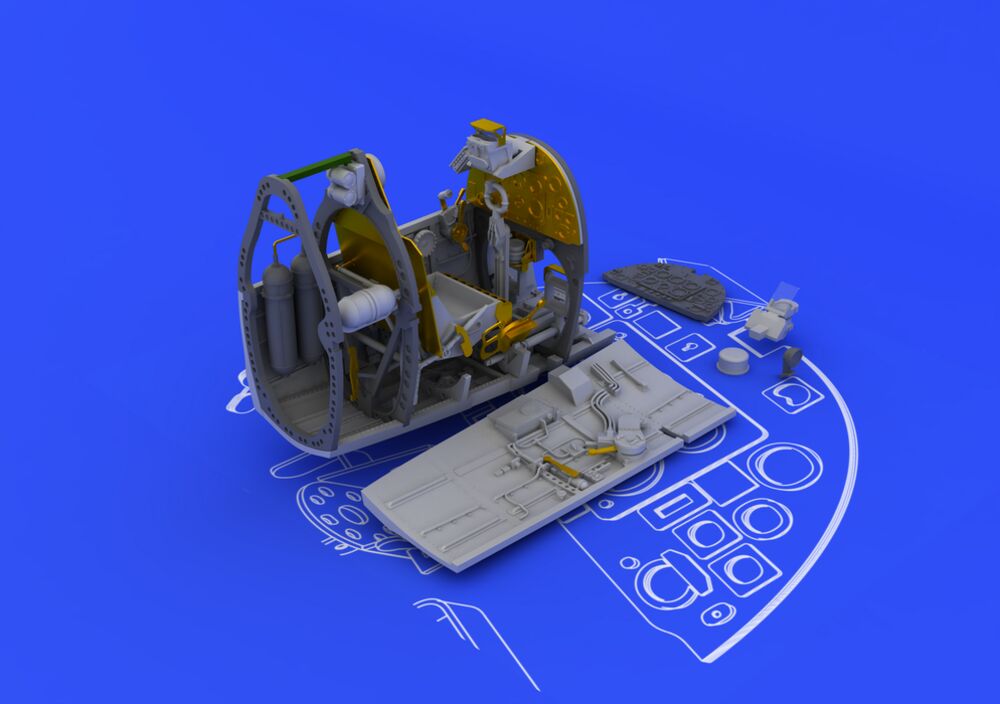 Spitfire Mk.IX cockpit for Eduard