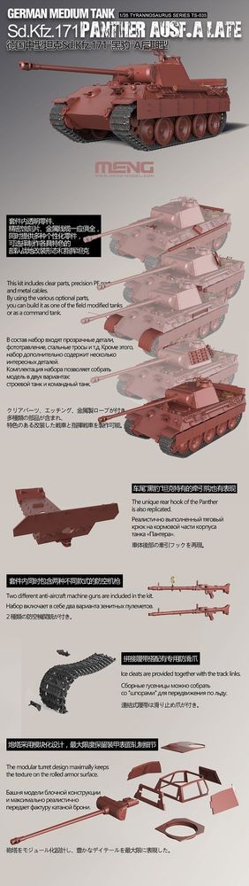 German Medium Tank Sd.Kfz.171 Panther Ausf.A Late