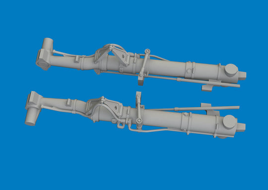 P-47D undercarriage legs PRINT for Miniart