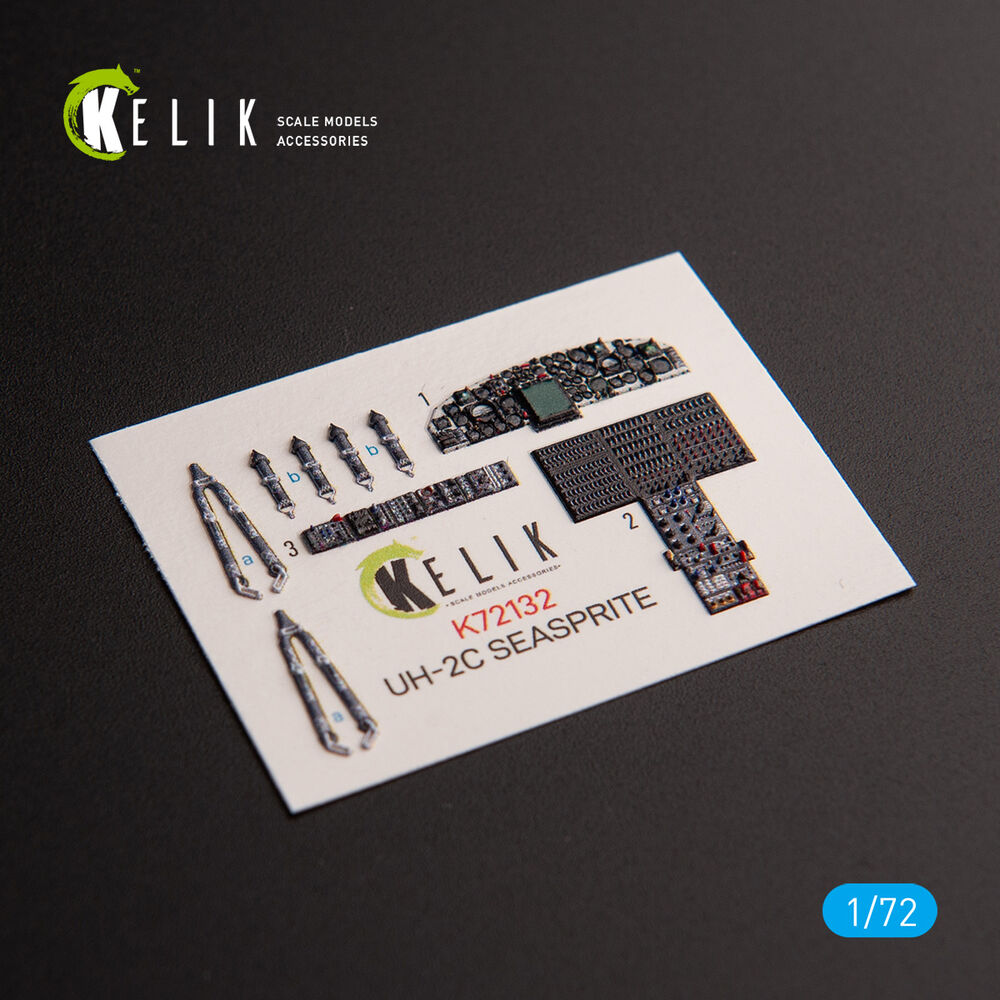 UH-2C SEASPRITE - interior 3D decals for Clear Prop kit