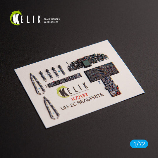 UH-2C SEASPRITE - interior 3D decals for Clear Prop kit