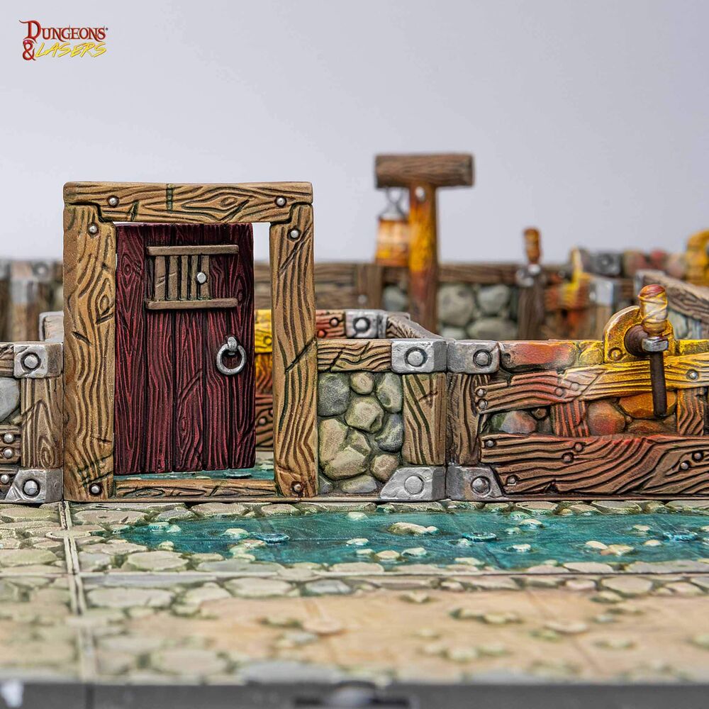 Dungeons & Lasers Dwarven Mine Half-Height Walls
