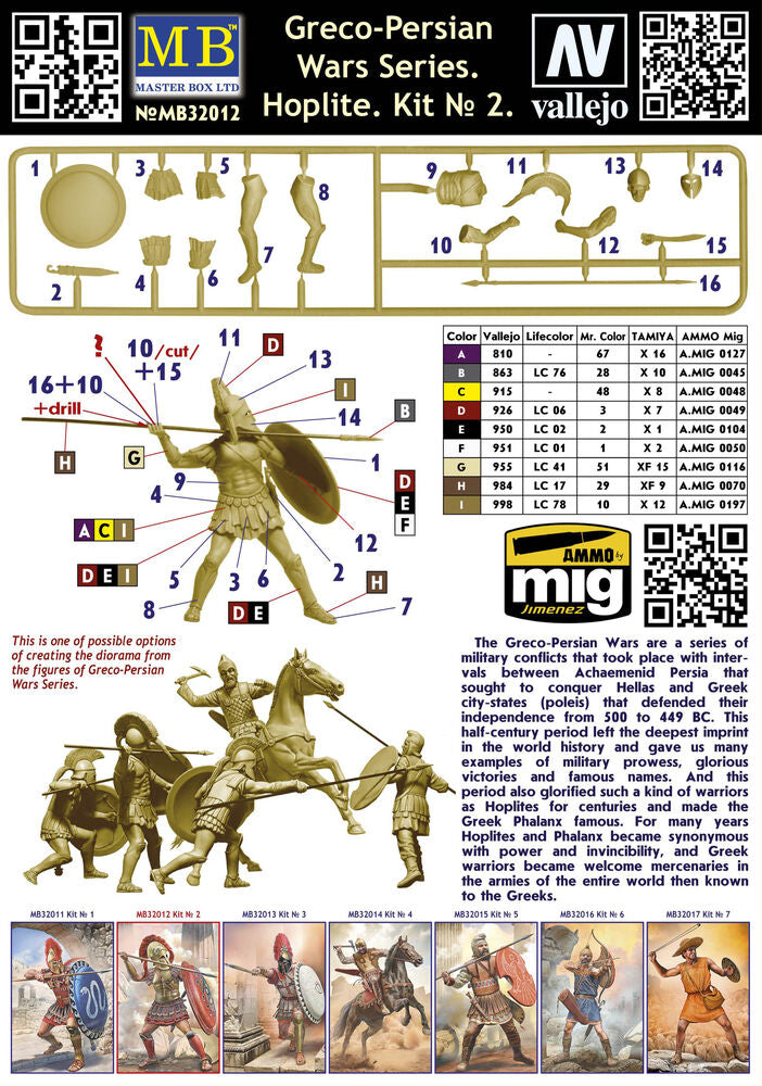 Greco-Persian Wars Series. Hoplite. Kit  2
