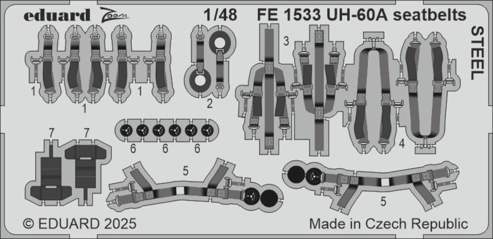 UH-60A seatbelts STEEL  ICM